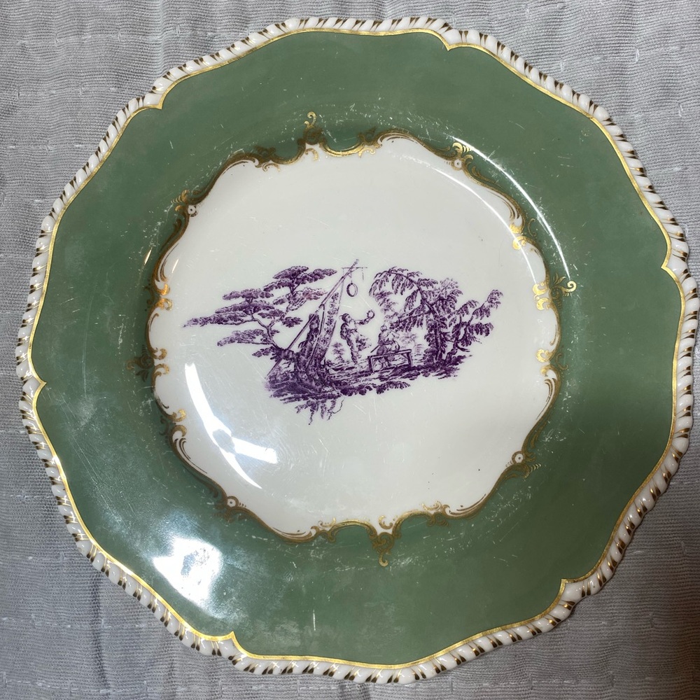 Antique Royal Winchester Dinner Plate